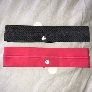 Two lululemon headbands